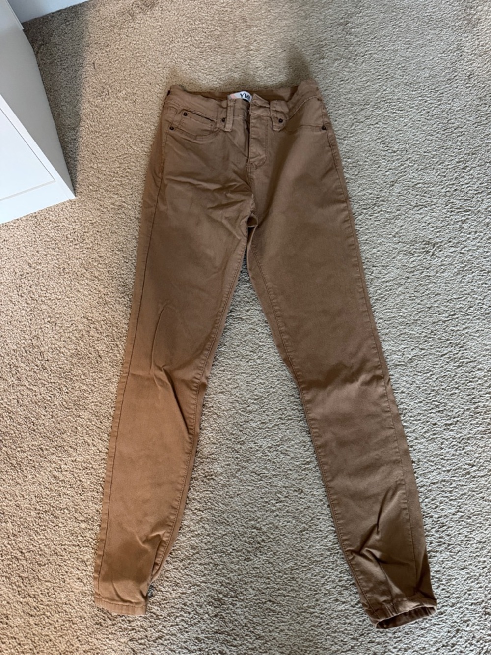 YMI hyperstretch Women's Khaki Skinny Leg Pants